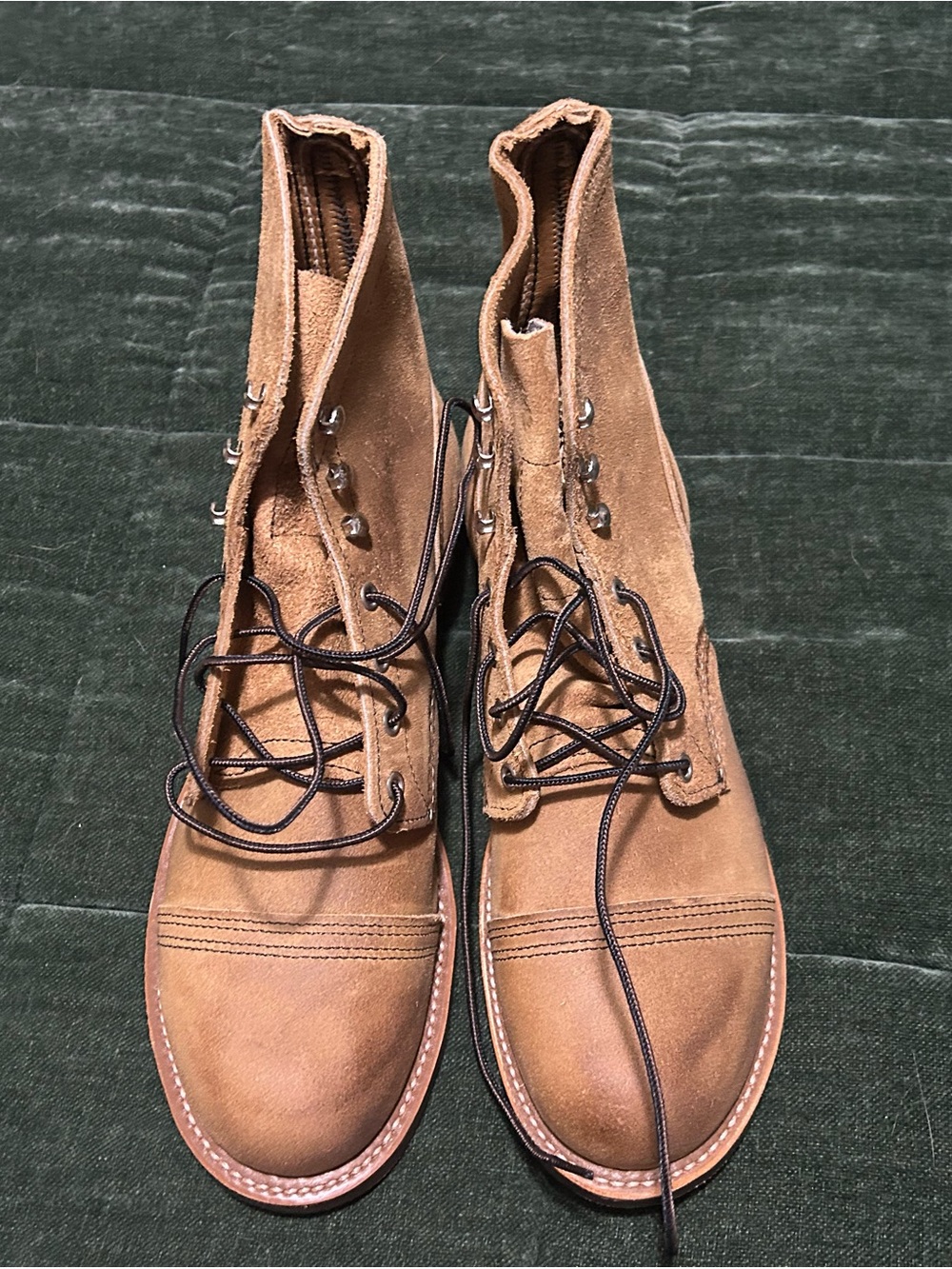 Red Wing Shoes 8083 Brown Lace-Up Men's Work Boots